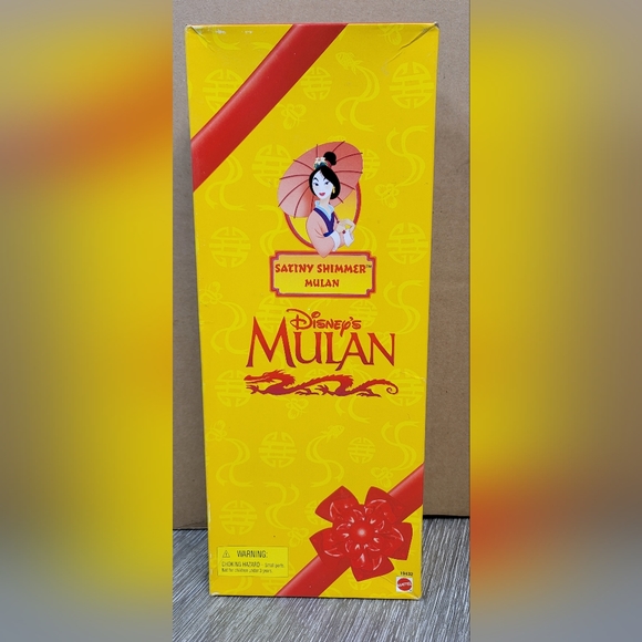 1998 Disney Mulan Satiny Shimmer Barbie Doll Mattel 19432 - Picture 4 of 12